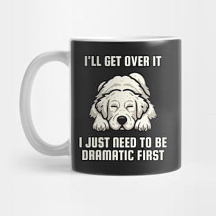 I Just Need To Be Dramatic Lazy Golden Retriever Dog Mug